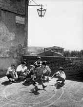 children, tuscany, siena, italy, 1966