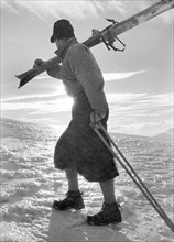ski, gran sasso, années 1950