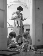 milan, mère et enfants, 1961