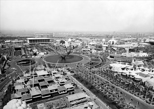 new york, vue de l'exposition universelle, 1964