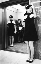giappone, accompagnatrici di ascensore, 1960