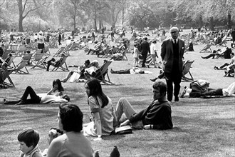 europe, angleterre, londres, st james park, 1960 1970