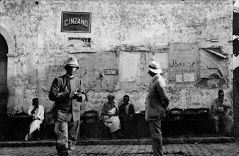 afrique, libye, tripoli, scènes de vie dans la rue, 1920