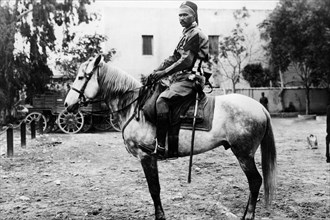 savari, soldat libyen de l'armée du Royaume d'Italie en Libye, 1920-30