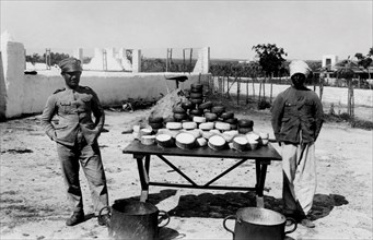 afrique, libye, production de fromage, 1920 1930