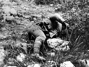europe, italie, soldat tombé, 1915 1918