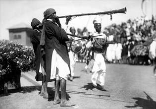 afrique, éthiopie, parade ascari, 1920 1930
