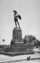 monument, pietrabbondante, molise, italy 1920 1930