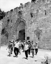 medio oriente, israele, porte della città di gerusalemme, 1960 1970
