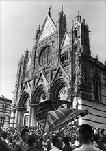 cathédrale, sienne, toscane, italie, 1955