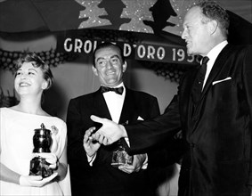 prix grolle d'oro 1958, van heflin, giulietta masina, luchino visconti, 1959