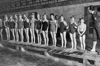école de natation, 1959