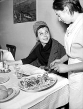 gastronomie de ligurie, nervi, salade de poisson de "patan", 1965