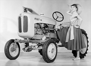 tracteur fiat 18 et modèle, 1957