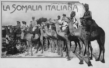 une illustration faisant l'éloge de la conquête de la somalie. 1915-40
