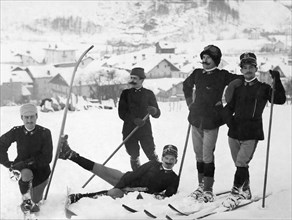 sport, soldats au ski