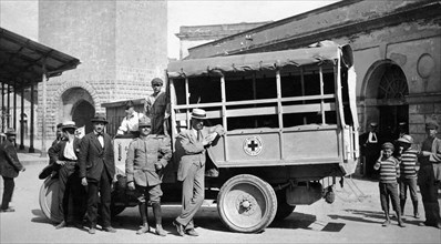 italie, ambulance anti-paludisme, 1929-30