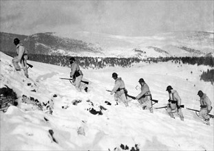 guerre, marche des alpins, 1915 1918