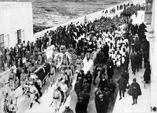 guerre italo-turque, tripolitaine, funérailles, 1912