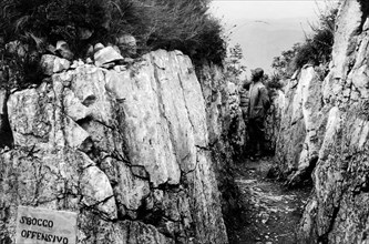 guerre, tranchées sur le Karst, 1915 1918