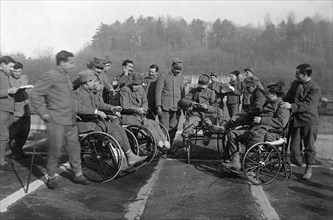 guerre, amputés à l'hôpital de campagne, 1915 1918