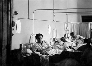 émigration, mineurs italiens admis dans un hôpital français, 1949