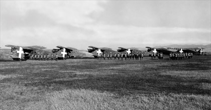 guerre, armée de l'air, parachutistes avant le vol, 1942