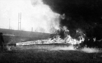 première guerre mondiale, lance-flammes, 1915-18
