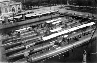 les sous-marins dans l'arche, 1915-18