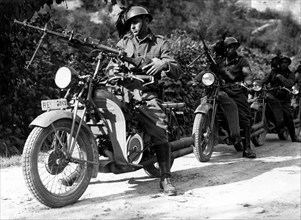 soldats à moto, 1939 1945