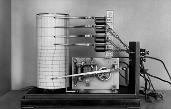 anémographe pour mesurer la vitesse du vent, 1950