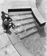 italie, acqui terme, piscine thermale1930-1940