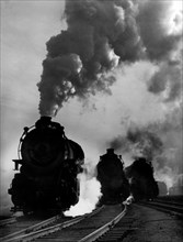 locomotives à vapeur, 1952