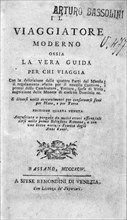 frontispice d'un guide "des quatre parties du monde" édition vénitienne, 1794