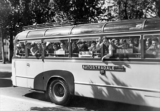italie, piedmont, arona, tourisme scolaire, 1950