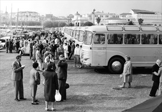 arrêt de bus des employés d'edison, 1967