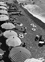 vie de plage, 1950