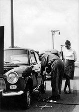 remplacement des pneus, 1967