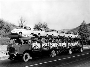 camion-remorque de fiat 500, 1959
