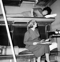 wagons-lits, couchettes de première classe, 1958