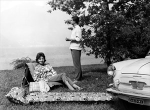 sortie sur le lac, 1963