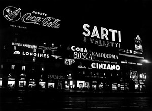 panneaux d'affichage lumineux, 1957