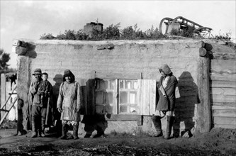 Typical Kyrgyz dwelling. 1920-30