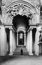 Scale directed by gian lorenzo Bernini. apostolic palace. 1900-10