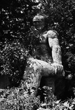 Monster Park or bomarzo forest. Lazio. Italy 1940
