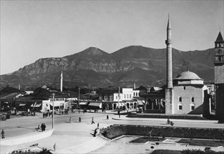 Ethem bey mosque. tirana. albania. 1930