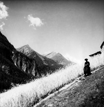 Woman near Carinthia. 1967