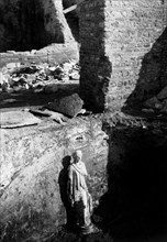 Lazio. archaeological area of Ostia Antica. 1939