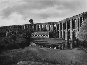 Lazio. aqueduct of nepi. 1920