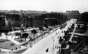 Rome. via dell'impero. 1930